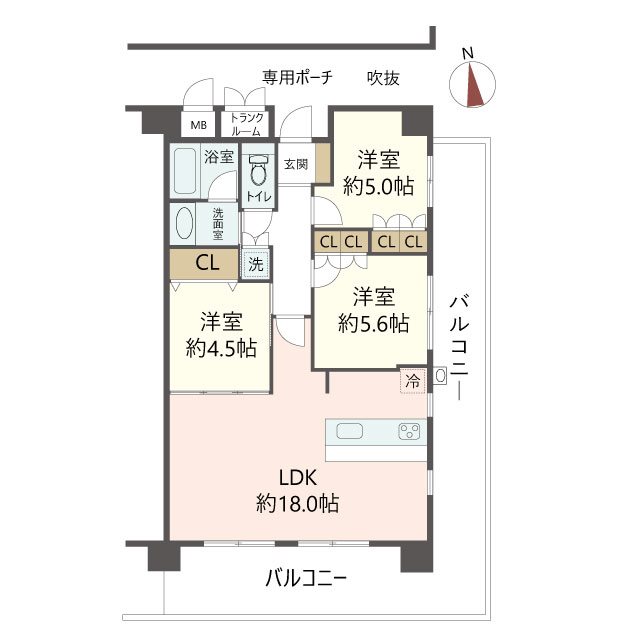 物件の間取り画像