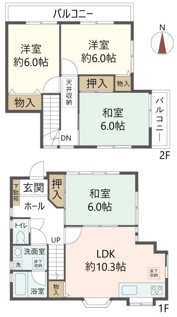 物件の間取り画像