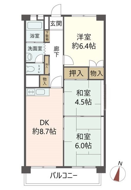 物件の間取り画像