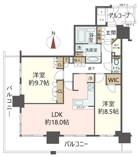 物件の間取り画像