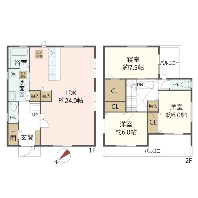 物件の間取り画像