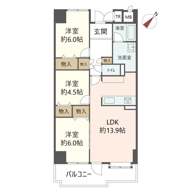 物件の間取り画像