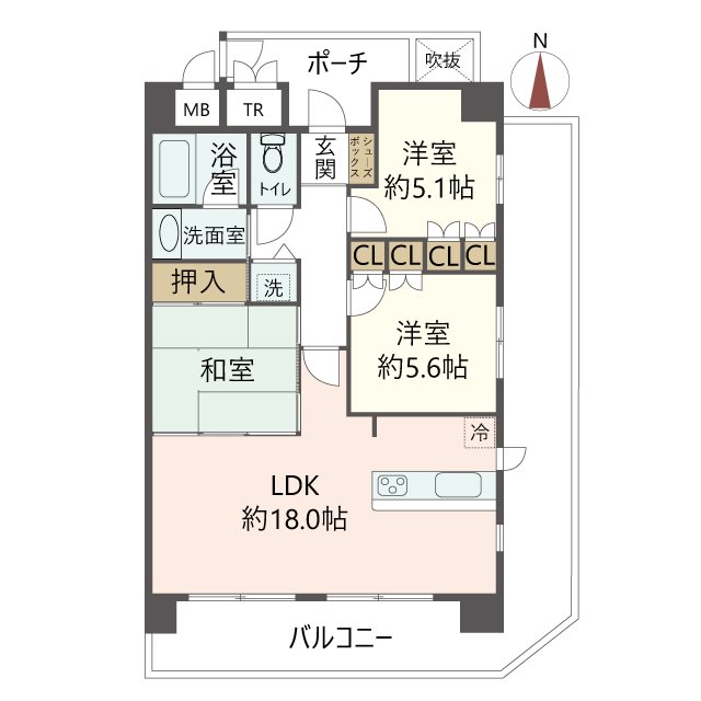 物件の間取り画像