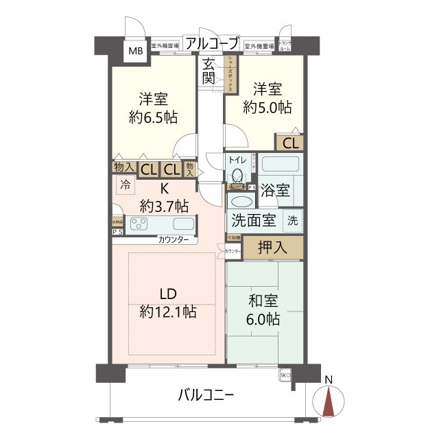 物件の間取り画像