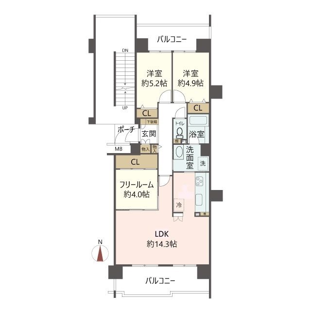 物件の間取り画像
