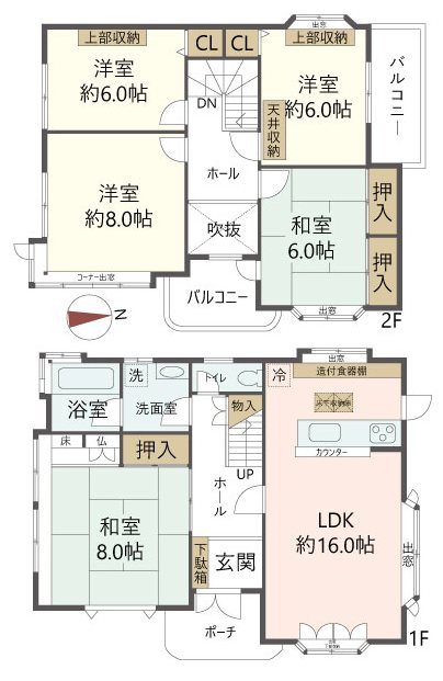 物件の間取り画像