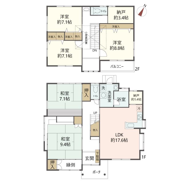 物件の間取り画像