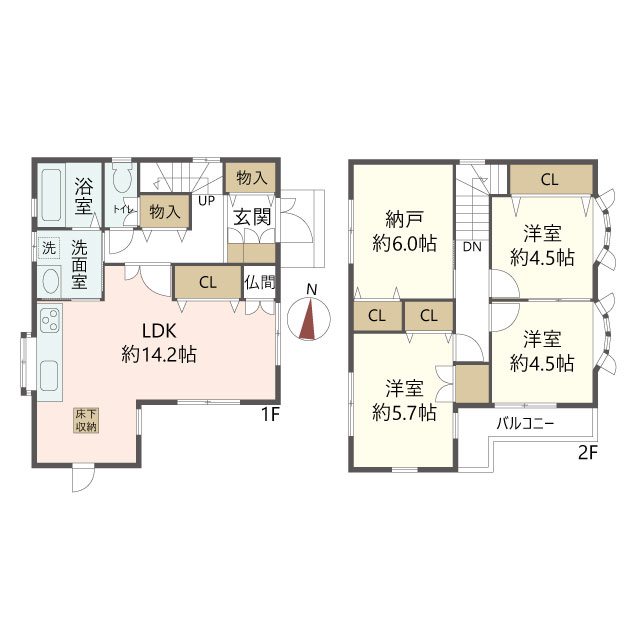 物件の間取り画像