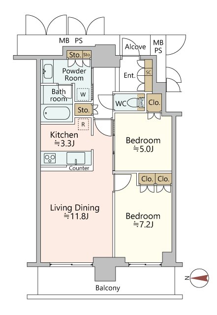 物件の間取り画像