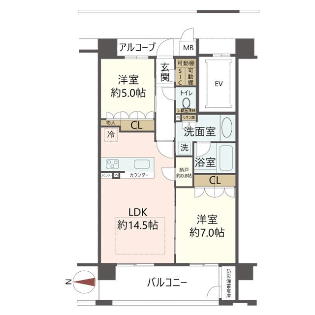 物件の間取り画像
