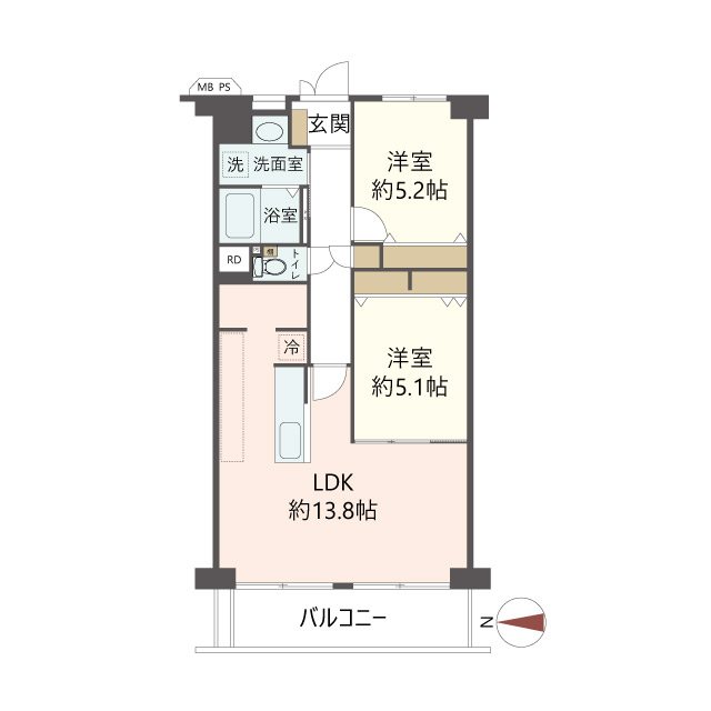 物件の間取り画像
