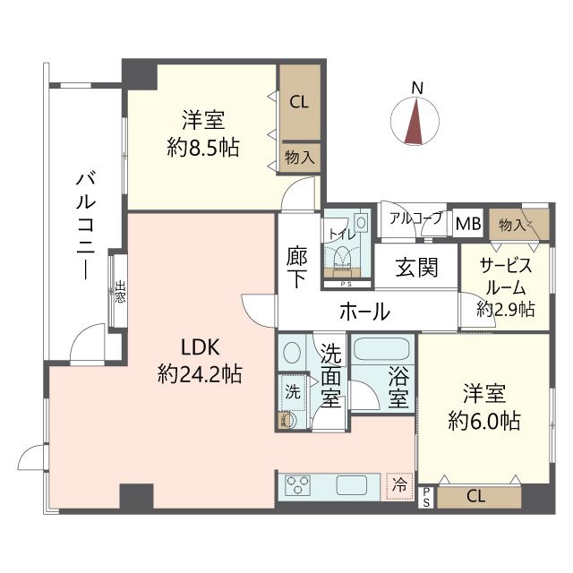 物件の間取り画像