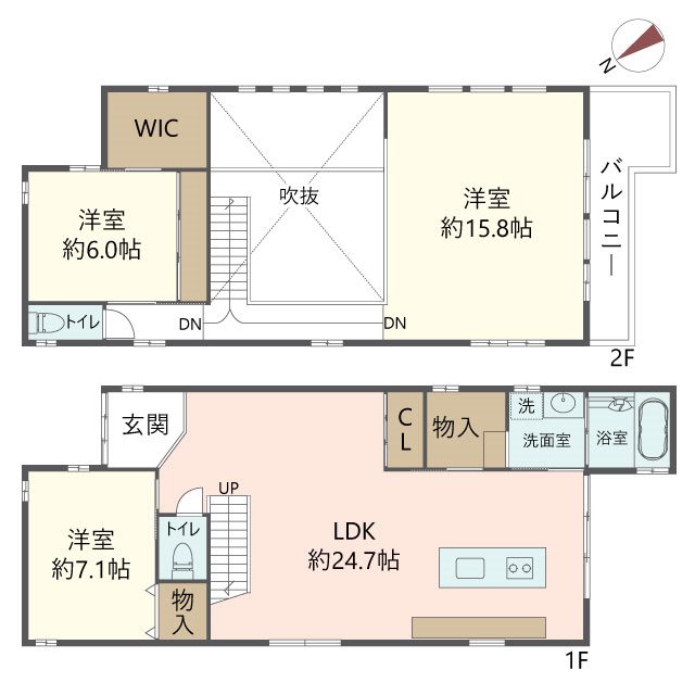 物件の間取り画像
