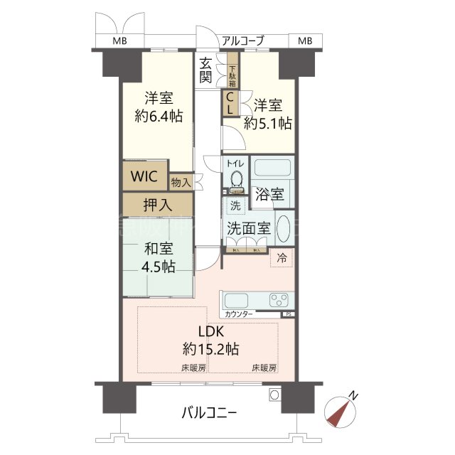 物件の間取り画像