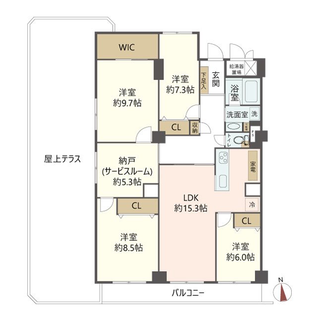 物件の間取り画像