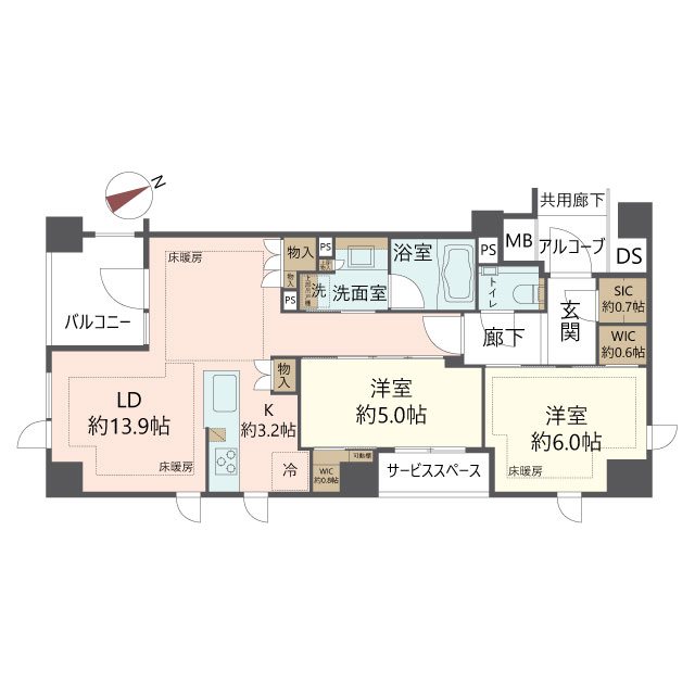 物件の間取り画像