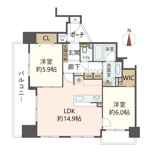 物件の間取り画像