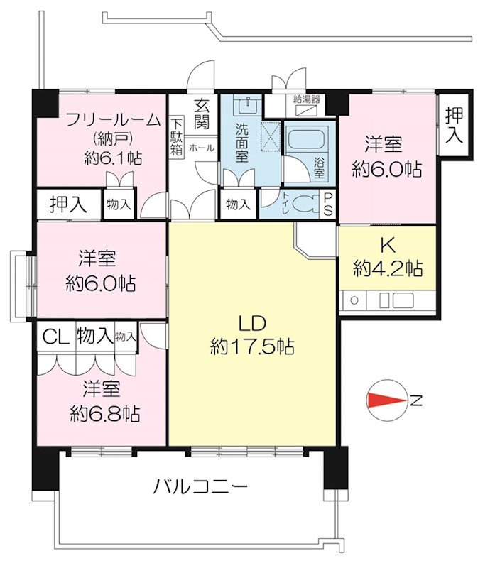 物件の間取り画像