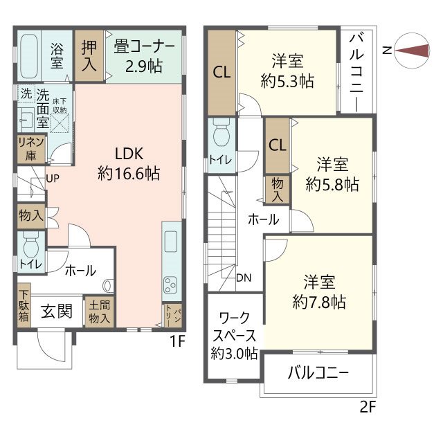 物件の間取り画像
