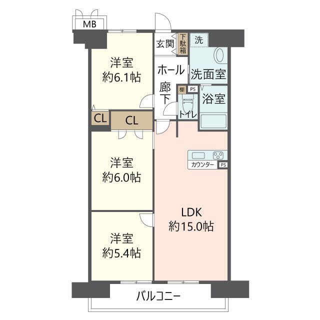 物件の間取り画像