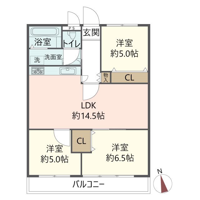 物件の間取り画像