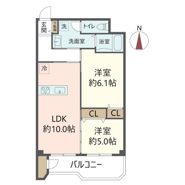 物件の間取り画像