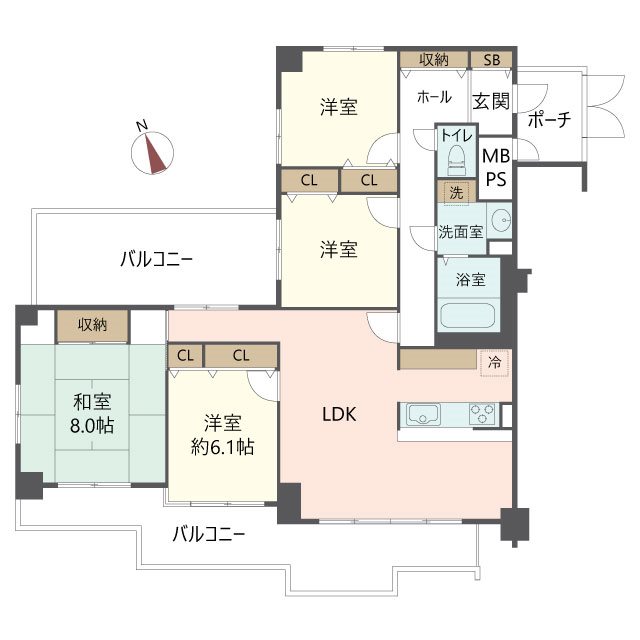 物件の間取り画像