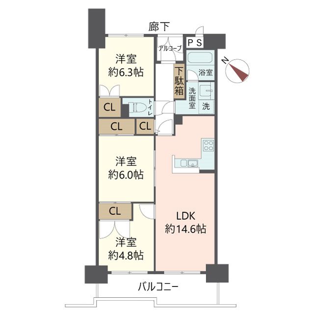 物件の間取り画像