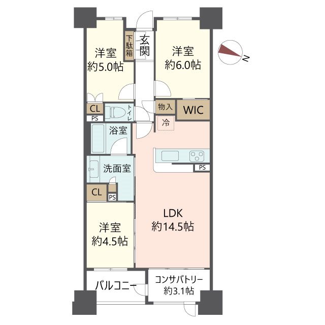 物件の間取り画像