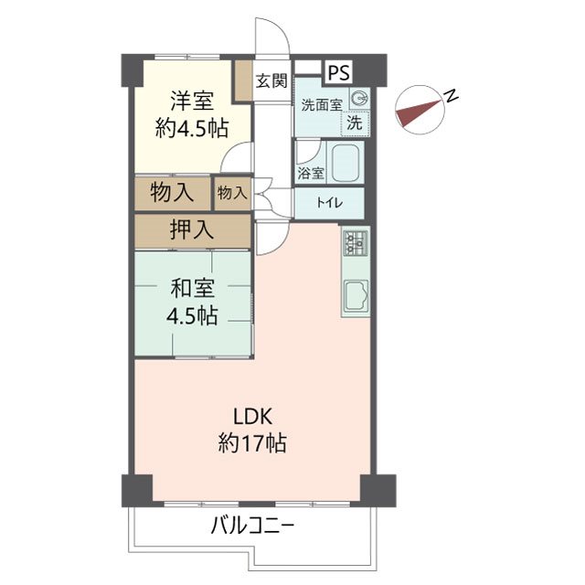 物件の間取り画像