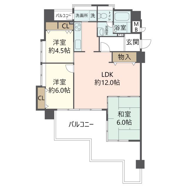 物件の間取り画像