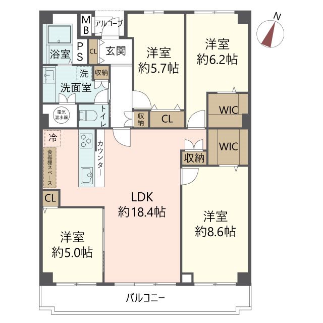 物件の間取り画像