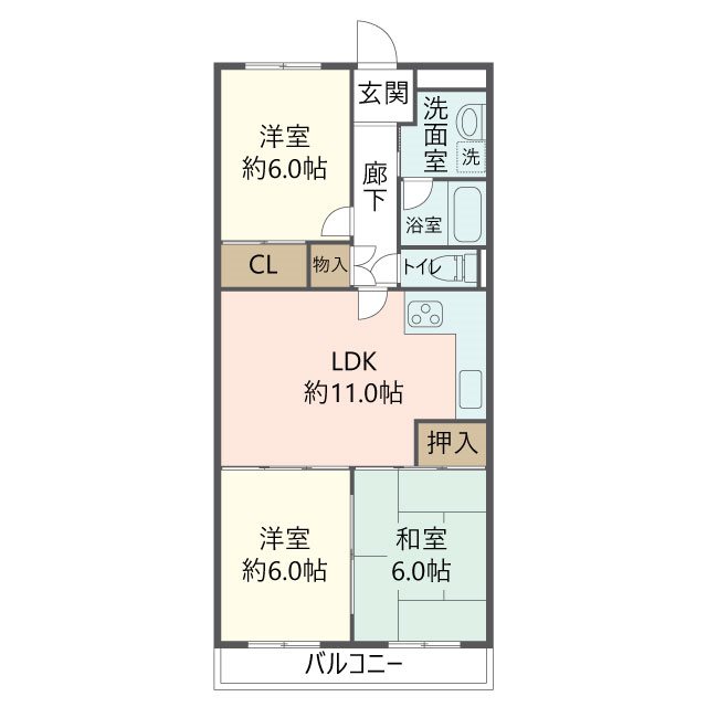 物件の間取り画像