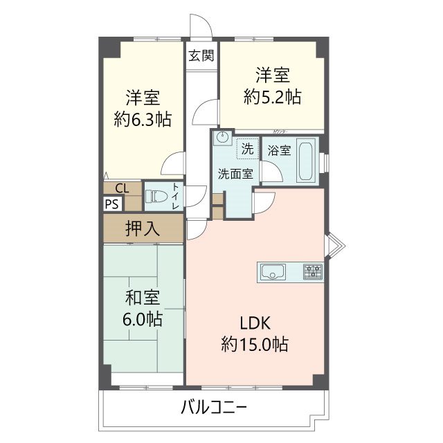 物件の間取り画像