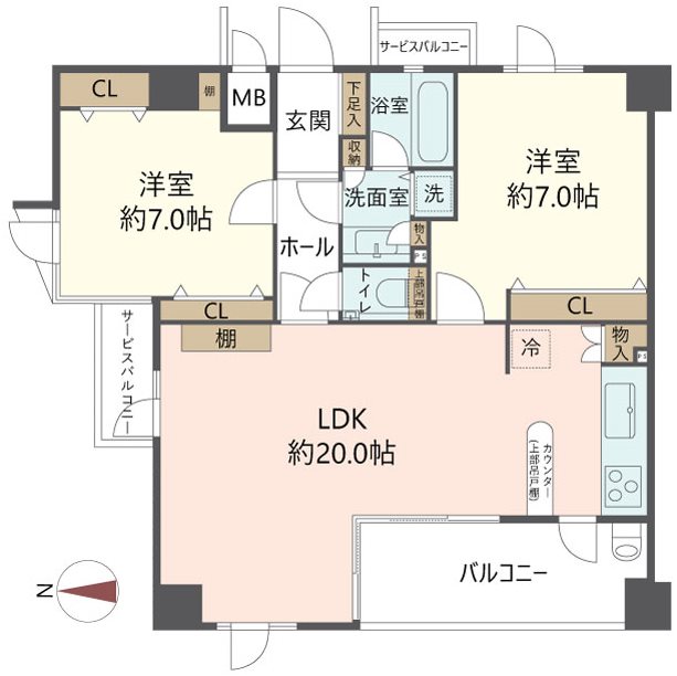 物件の間取り画像