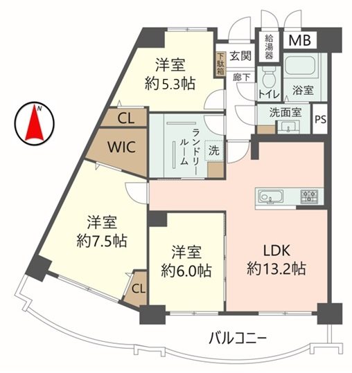 物件の間取り画像