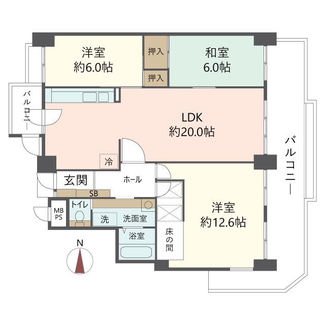 物件の間取り画像