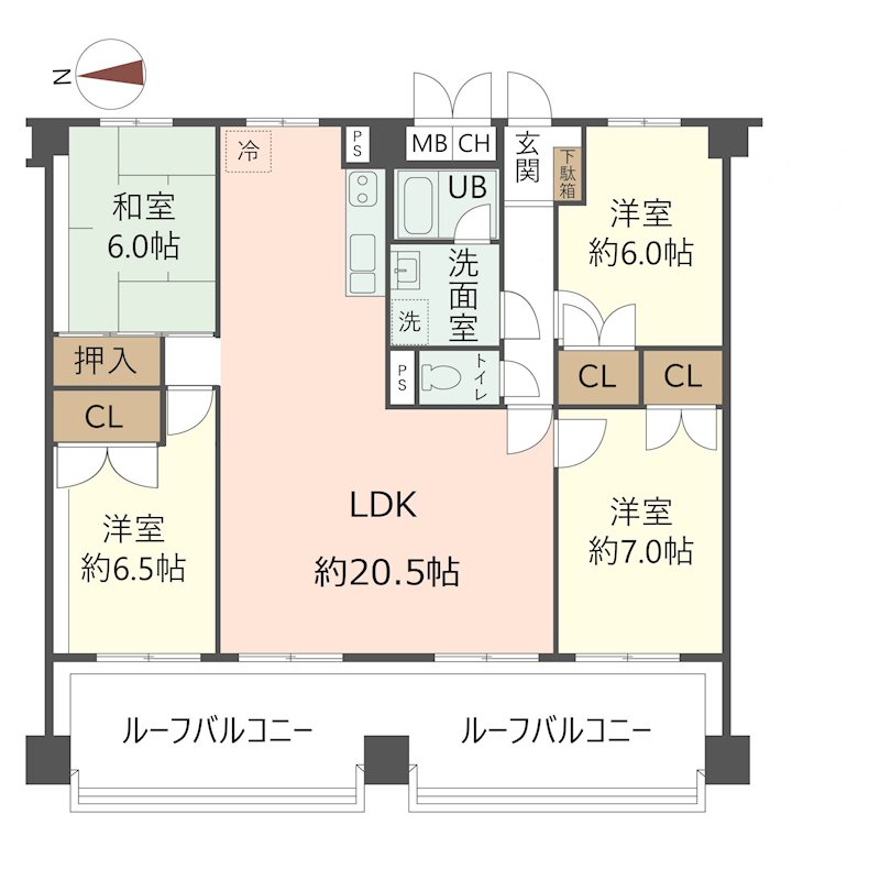 物件の間取り画像