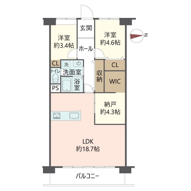 物件の間取り画像