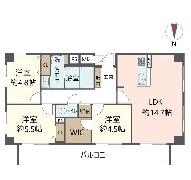 物件の間取り画像