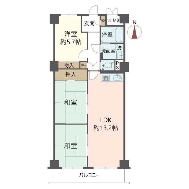 物件の間取り画像