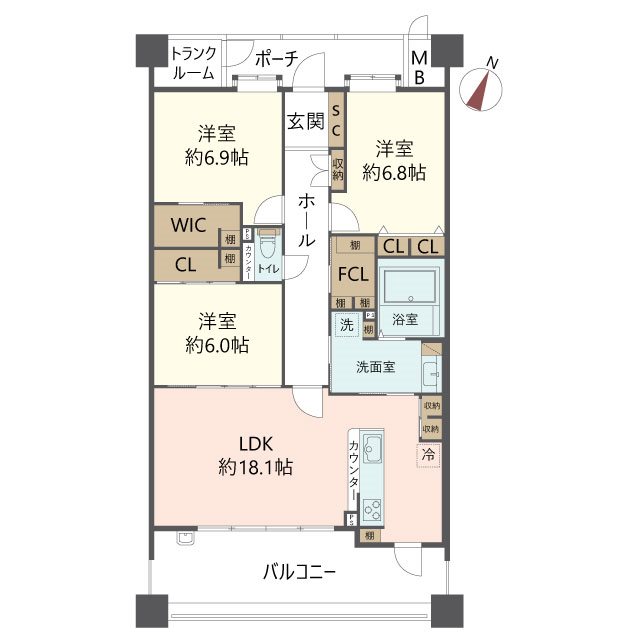 物件の間取り画像