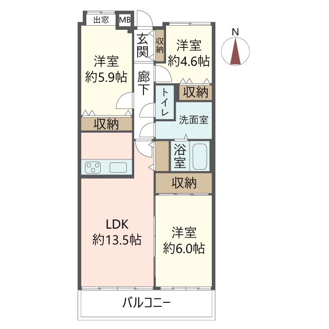 物件の間取り画像