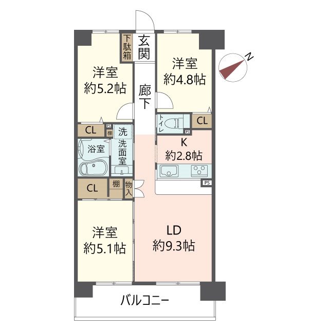 物件の間取り画像