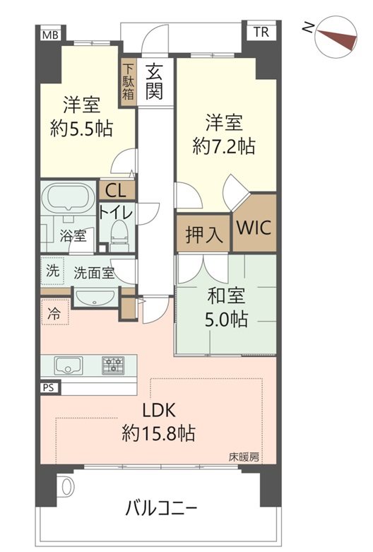 物件の間取り画像