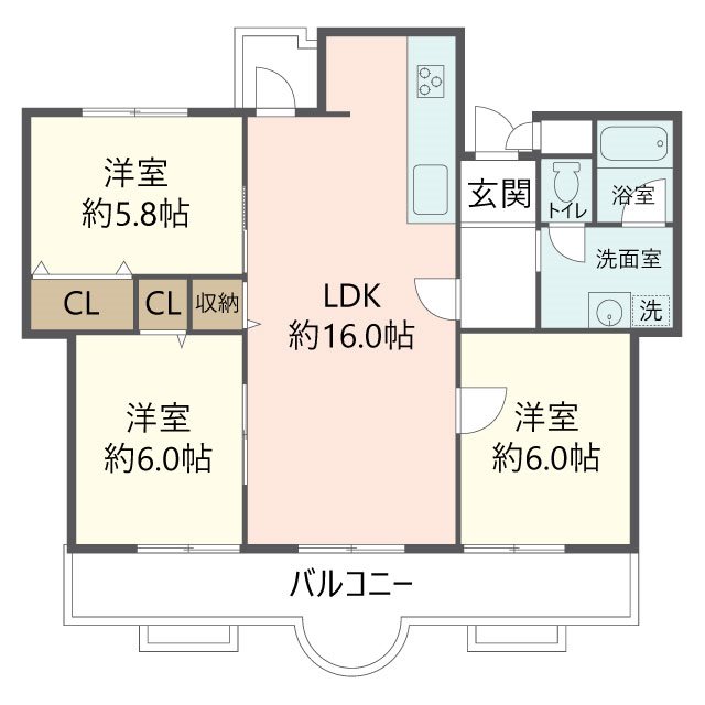 物件の間取り画像