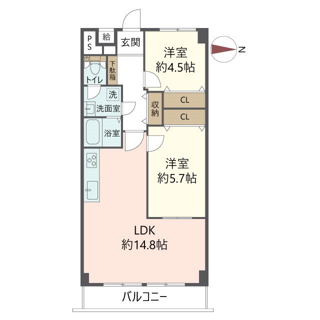 物件の間取り画像