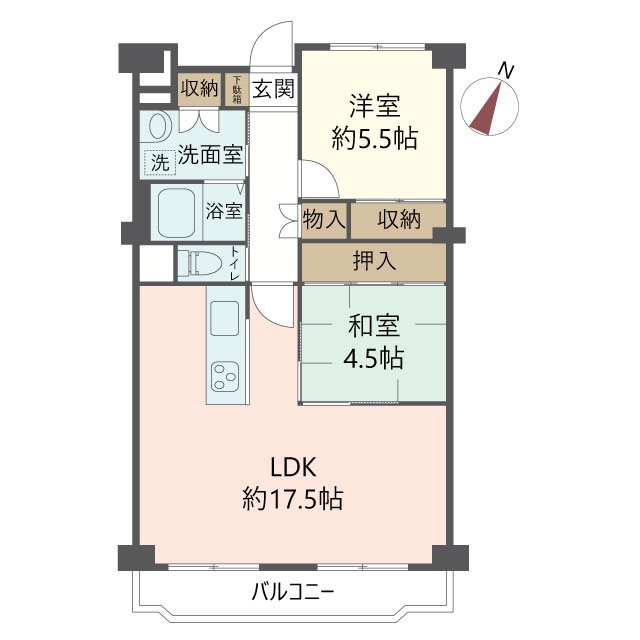 物件の間取り画像