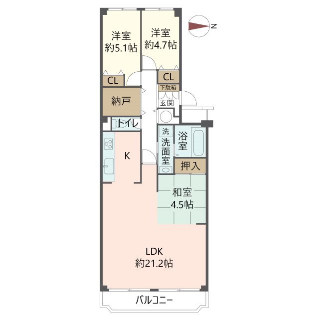 物件の間取り画像