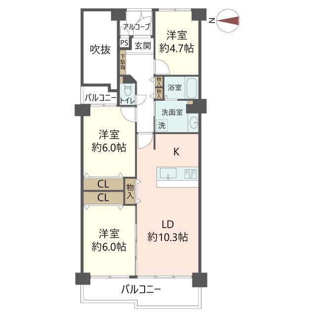 物件の間取り画像